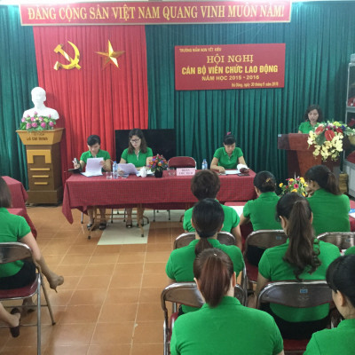 Hội nghị cán bộ, viên chức, lao động năm học 2015- 2016