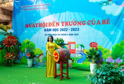 Hân hoan ngày hội đến trường của bé năm học 2022- 2023