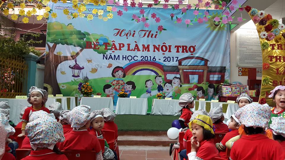 Hội thi "Bé tập làm nội trợ" năm học 2016- 2017