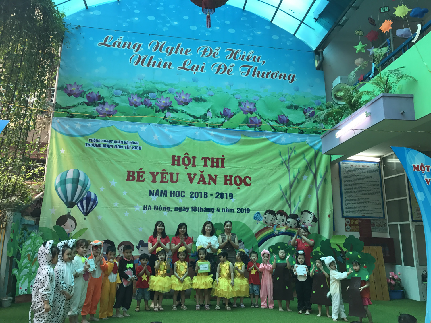 Hội thi "Bé yêu văn học" năm học 2018- 2019